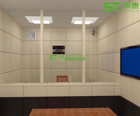 公安局、審訊室吸音防火軟包墻(圖3)