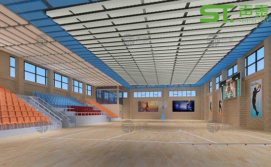 內蒙古赤峰第二中學體育館工程案例(圖2)